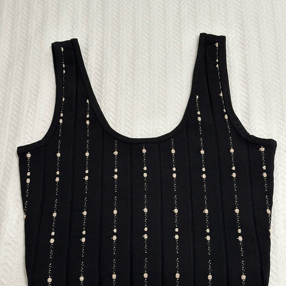 VIA VAI Los Angeles NWT Patsy Dress Set Black With Cream Polka Dots - Picture 5 of 16